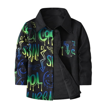 Toddler Boys Girls Shirt Coat Jacket Patchwork Cartoon Prints Long Sleeve Kids Lapel Button Tops Outwear Youth Basketball Sleeve Boy Boys Graphic Muscle Youth Sleeveless Tee Thermal Shirt Pack Boys
Toddler Boys Girls Shirt Coat Jacket Patchwork Cartoon Prints Long Sleeve Kids Lapel Button Tops Outwear Youth Basketball Sleeve Boy Boys Graphic Muscle Youth Sleeveless Tee Thermal Shirt Pack Boys