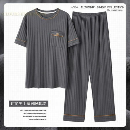 QWZNDZGR Plus Size 5XL Summer Elegant Men Pyjamas Knited Cotton Pajamas Sets Long Pants Sleepwear Pyjamas Nightwear Pijamas Homewear PJ
QWZNDZGR Plus Size 5XL Summer Elegant Men Pyjamas Knited Cotton Pajamas Sets Long Pants Sleepwear Pyjamas Nightwear Pijamas Homewear PJ
