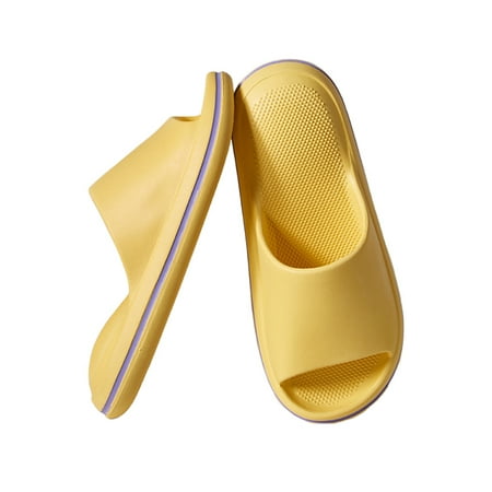 Gomelly Women Men Flat Sandal Summer Slide Sandals Slip On Slides Non-slip Shower Slippers Unisex Womens Mens Yellow 8.5-9
Gomelly Women Men Flat Sandal Summer Slide Sandals Slip On Slides Non-slip Shower Slippers Unisex Womens Mens Yellow 8.5-9