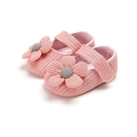 Musuos Newborn Baby Infant Girl Crib Shoes Soft Sole Prewalkers Anti-slip Sneakers Pram