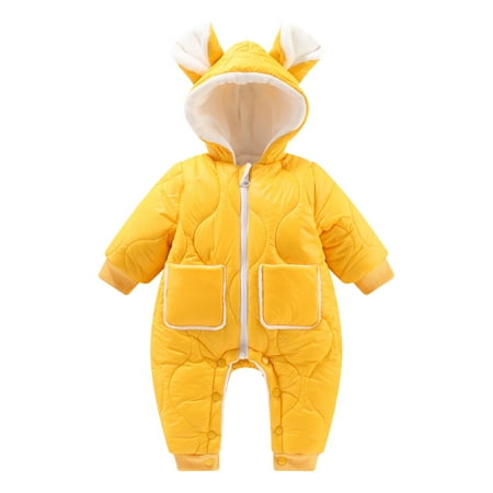 Child dress Children s Long Sleeve Hooded Thick Warm Baby Zipper Solid Color Bodysuit Fragarn
Child dress Children s Long Sleeve Hooded Thick Warm Baby Zipper Solid Color Bodysuit Fragarn
