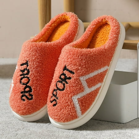 Winter Couples Women Warm Home Baotou Plush Soft Bottom Comfortable Solid Color Flat Cotton Shoes Beach Slippers Orange 8.5
Winter Couples Women Warm Home Baotou Plush Soft Bottom Comfortable Solid Color Flat Cotton Shoes Beach Slippers Orange 8.5