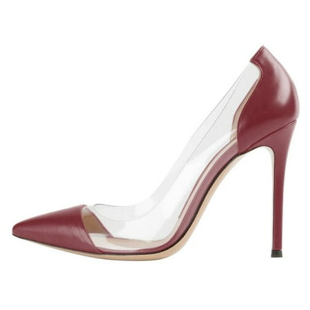 YCNYCHCHY New Super High Heels Women Pointed Toe Heels Shoes Thin Heel PVC Pumps 10cm Party Wedding Genuine Leather Pumps
YCNYCHCHY New Super High Heels Women Pointed Toe Heels Shoes Thin Heel PVC Pumps 10cm Party Wedding Genuine Leather Pumps