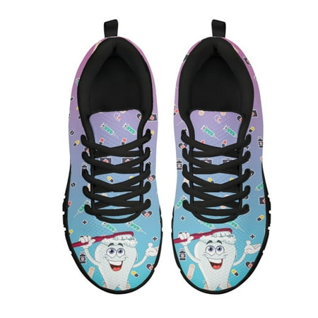 Summer Lace Up Sport Running Ladies Shoes For Women 2023 Sneakers Woman Casual Shoes Cartoon Tooth 3D Print Mesh Womens Flats
Summer Lace Up Sport Running Ladies Shoes For Women 2023 Sneakers Woman Casual Shoes Cartoon Tooth 3D Print Mesh Womens Flats