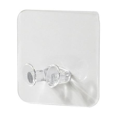 

BLGAT 2pc Wall Storage Hook Power Plug Socket Holder Wall Adhesive Hanger Home Office White