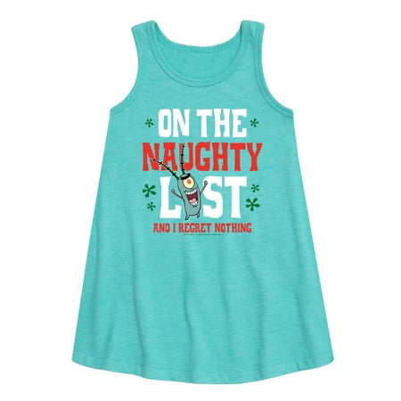 SpongeBob SquarePants - Plankton Naughty List - Toddler and Youth Girls A-line Dress
SpongeBob SquarePants - Plankton Naughty List - Toddler and Youth Girls A-line Dress