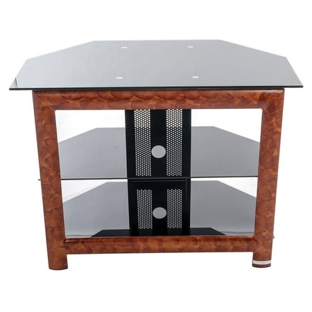 Home Source 31 in. Glass TV Stand