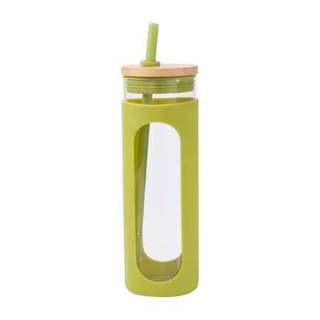 Homeex New Silicone Sleeve Single Layer Glass Outdoor Portable Large Capacity Olive green 600ml
Homeex New Silicone Sleeve Single Layer Glass Outdoor Portable Large Capacity Olive green 600ml