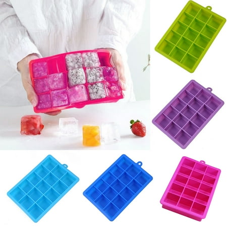 huanledash Silicone Large Ice Cube Mold 15-Grid Mould Tray Maker Rectangle Kitchen Bar Tool
huanledash Silicone Large Ice Cube Mold 15-Grid Mould Tray Maker Rectangle Kitchen Bar Tool