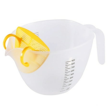 Qipei Liquid Measuring Cup Froth Filtering Comfortable Handle Long Lasting High Accuracy Liquid Measuring Bowl
Qipei Liquid Measuring Cup Froth Filtering Comfortable Handle Long Lasting High Accuracy Liquid Measuring Bowl