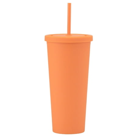 Double Plastic Straw Cup Candy Color Rubber Paint Coffee Cup Summer Large Capacity Water Cup Frosted Handy Water Cup
Double Plastic Straw Cup Candy Color Rubber Paint Coffee Cup Summer Large Capacity Water Cup Frosted Handy Water Cup