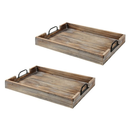 2X Wood Breakfast Tray Decorative Table Tray Bed Tray Table Tea Tray with Handles
2X Wood Breakfast Tray Decorative Table Tray Bed Tray Table Tea Tray with Handles
