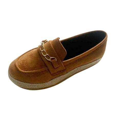 Ykohkofe Fashion Women s Casual Shoes Breathable Slip-on Flats Thick-soled Outdoor Leisure Sneakers Brown 9
Ykohkofe Fashion Women s Casual Shoes Breathable Slip-on Flats Thick-soled Outdoor Leisure Sneakers Brown 9