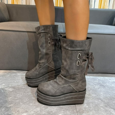Yinguo Shoes Breathable Retro Wedges Lacup Fashion Women s Winter Combat Boots Thickoled Women s Boots
Yinguo Shoes Breathable Retro Wedges Lacup Fashion Women s Winter Combat Boots Thickoled Women s Boots