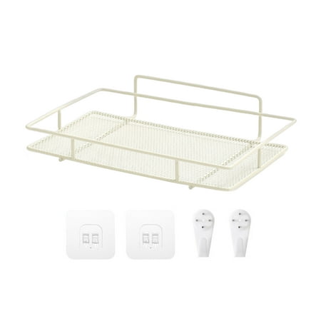 

YIMIAO Router Rack Organizer Shelf Wall-mounted No-drill Hollow Out Strong Load Bearing Storage Rack Home Supplies