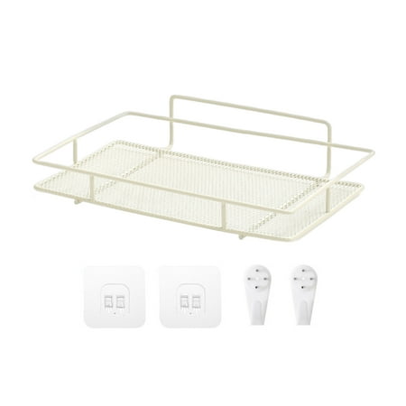 YIMIAO Router Rack Organizer Shelf Wall-mounted No-drill Hollow Out Strong Load Bearing Storage Rack Home Supplies