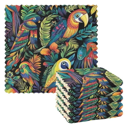 6 Pieces of Kitchen Towels 11x11Inch Kitchen Dish Cloths Kitchen Dish Towels Reuseable Cleaning Cloths Green Feather
6 Pieces of Kitchen Towels 11x11Inch Kitchen Dish Cloths Kitchen Dish Towels Reuseable Cleaning Cloths Green Feather