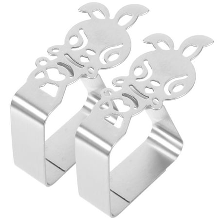 Tablecloth clips for outdoor tables 2Pcs Decorative Tablecloth Clips Zodiac Rabbit Thickened Stainless Steel Table Cloth Clamps Holder
Tablecloth clips for outdoor tables 2Pcs Decorative Tablecloth Clips Zodiac Rabbit Thickened Stainless Steel Table Cloth Clamps Holder