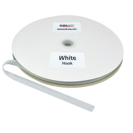 DuraGrip® Brand - 5/8 White Hook Sew-On