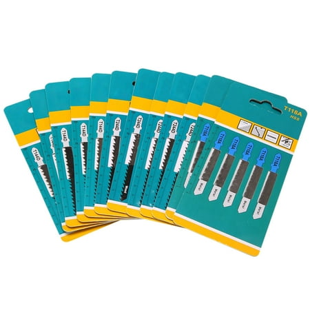 60PCS T Shank Blades Set Includes of T118A T144D T244D for Cutting