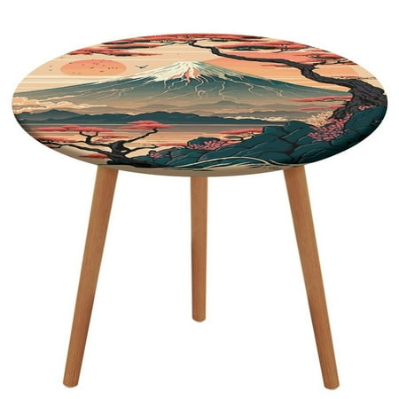Bybiment Round Fitted Tablecloth with Elastic Edge Pagoda Mount Fuji Sea Decorative Tablecloth Table Cover 39 Inch
Bybiment Round Fitted Tablecloth with Elastic Edge Pagoda Mount Fuji Sea Decorative Tablecloth Table Cover 39 Inch