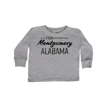 Inktastic From Montgomery Alabama in Distressed White Text Gift Toddler Boy or Toddler Girl Long Sleeve T-Shirt
Inktastic From Montgomery Alabama in Distressed White Text Gift Toddler Boy or Toddler Girl Long Sleeve T-Shirt