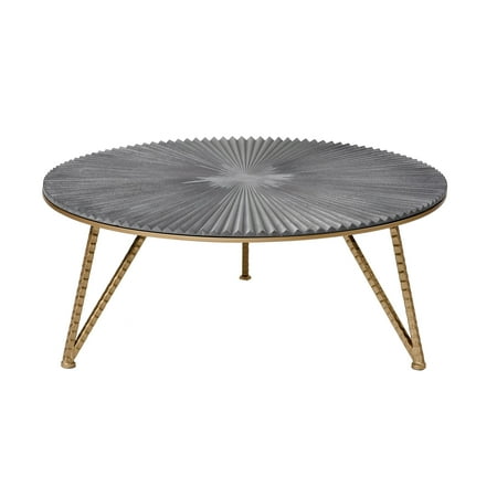 Concrete Origami Coffee Table in Concrete and Gold