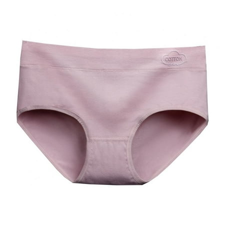 Women s Mid-rise Cotton Briefs Soft Breathable Hip-lift Underopants Solid Color Leak Proof Comfortable Panties(1-Packs)
Women s Mid-rise Cotton Briefs Soft Breathable Hip-lift Underopants Solid Color Leak Proof Comfortable Panties(1-Packs)