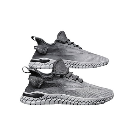 Ymiytan Mens Trainers Lace Up Athletic Shoes Round Toe Sneakers Sport Lightweight Comfortable Flat Walking Shoe Gray 8
Ymiytan Mens Trainers Lace Up Athletic Shoes Round Toe Sneakers Sport Lightweight Comfortable Flat Walking Shoe Gray 8
