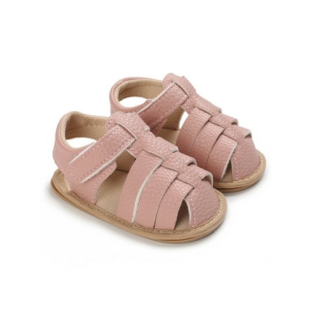 Tenmix Infant Fisherman Sandals Non-slip Casual Shoe Comfort Flat Sandal Rubber Sole Fashion Flats Newborn Breathable Soft Crib Shoes Pink 6-12 months
Tenmix Infant Fisherman Sandals Non-slip Casual Shoe Comfort Flat Sandal Rubber Sole Fashion Flats Newborn Breathable Soft Crib Shoes Pink 6-12 months