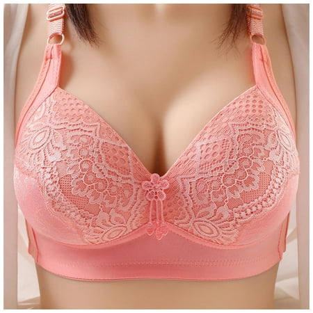 Larisalt Bralettes For Women Full Figure Plus Size MagicLift Support Bra Wirefree Pink 90C
Larisalt Bralettes For Women Full Figure Plus Size MagicLift Support Bra Wirefree Pink 90C