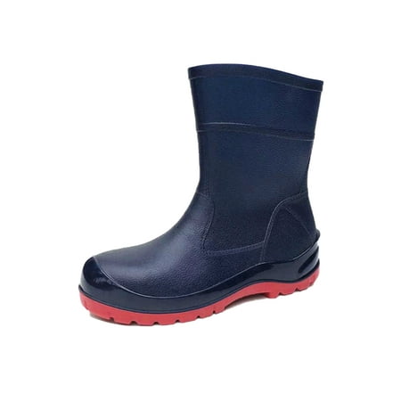 Daeful Mens Safety Shoe Slip Resistant Rain Boots Heavy Duty Work Shoes Waterproof Anti-smash Rainboot Industrial Protection Boot Mid-Calf Blue Style A 6.5
Daeful Mens Safety Shoe Slip Resistant Rain Boots Heavy Duty Work Shoes Waterproof Anti-smash Rainboot Industrial Protection Boot Mid-Calf Blue Style A 6.5