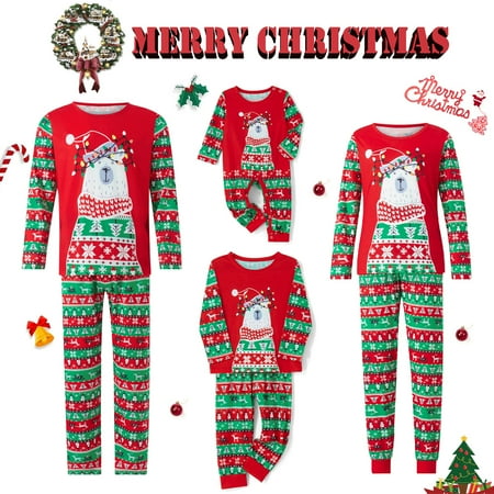 Christmas Family Matching Pajamas Sets Xmas Bear Print Tops Pants Holiday Sleepwear Loungewear Jammies Pjs Outfit
Christmas Family Matching Pajamas Sets Xmas Bear Print Tops Pants Holiday Sleepwear Loungewear Jammies Pjs Outfit