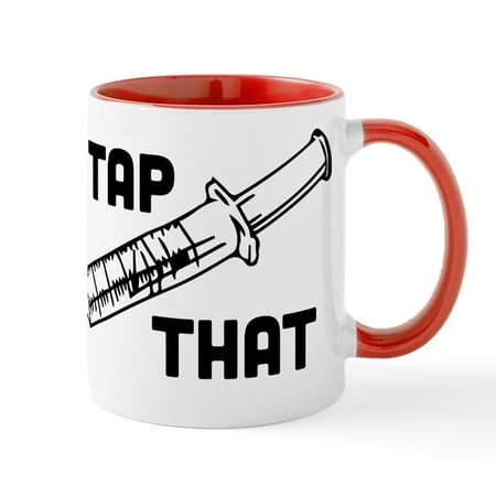 CafePress - I d Tap That - 11 oz Ceramic Mug - Novelty Coffee Tea Cup