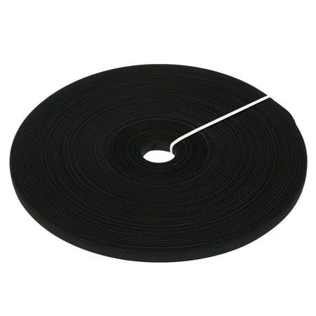 Uxcell 10mm x 50 Yards Polyester Boning 1 Roll High-Density Boning for Handmade Dolls Hats Handbags Black