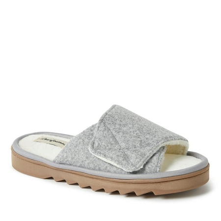 Dearfoams Women s Norma Wool Adjustable Slide Slippers