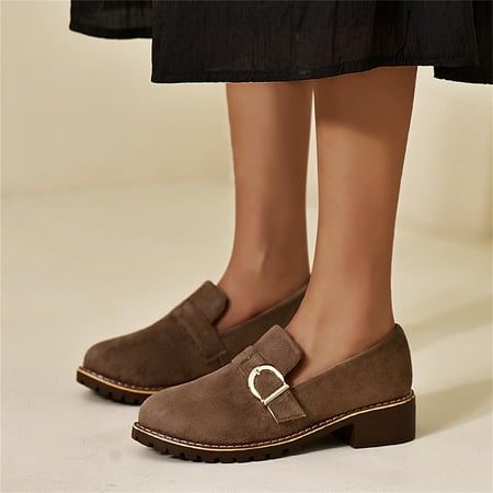 Cathalem Ladies Fashion Solid Color Flock Shallow Comfort Belt Buckle Chunky Heel Casual Shoes Comfort Wedge Sandals Brown 7.5
Cathalem Ladies Fashion Solid Color Flock Shallow Comfort Belt Buckle Chunky Heel Casual Shoes Comfort Wedge Sandals Brown 7.5