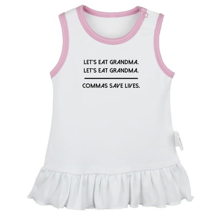 Commas Save Lives Funny Dresses For Baby Newborn Babies Skirts Infant Princess Dress 0-24M Kids Graphic Clothes (White Sleeveless Dresses 6-12 Months)
Commas Save Lives Funny Dresses For Baby Newborn Babies Skirts Infant Princess Dress 0-24M Kids Graphic Clothes (White Sleeveless Dresses 6-12 Months)