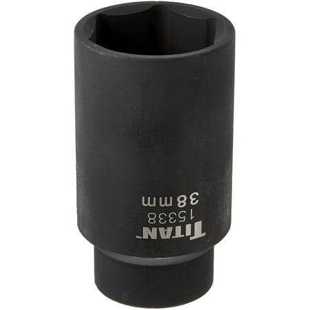 Titan 15338 38mm 1/2 Drive 6 Point Axle Nut Socket