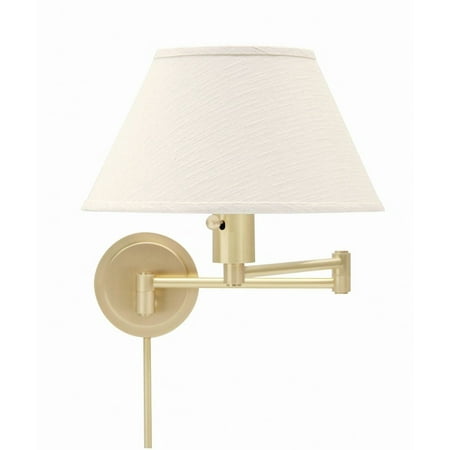 House of Troy WS14-51 Home/Office - 1 Light Wall Mount-12.5 Inches Tall and 12 Inches Wide Satin Brass Oil Rubbed Bronze Finish with Off-White Linen Shade
House of Troy WS14-51 Home/Office - 1 Light Wall Mount-12.5 Inches Tall and 12 Inches Wide Satin Brass Oil Rubbed Bronze Finish with Off-White Linen Shade