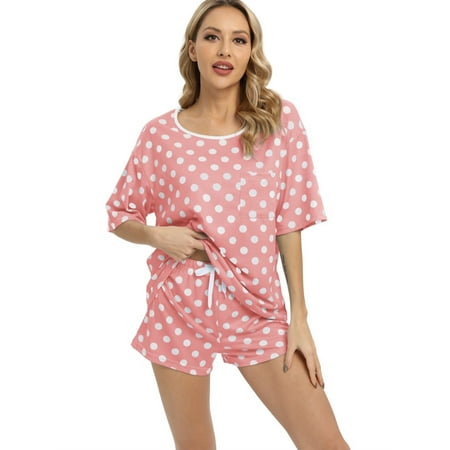 EFINNY Women s Pajamas Set Short Sleeve 2 Piece Soft Comfy Nightwear Set Retro Polka Dot Loungewear Sets S-XXL
EFINNY Women s Pajamas Set Short Sleeve 2 Piece Soft Comfy Nightwear Set Retro Polka Dot Loungewear Sets S-XXL