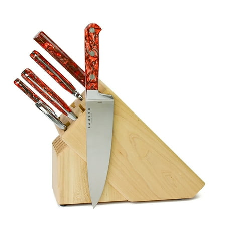 Lamson 7-Piece Premier Forged Knife Block Set