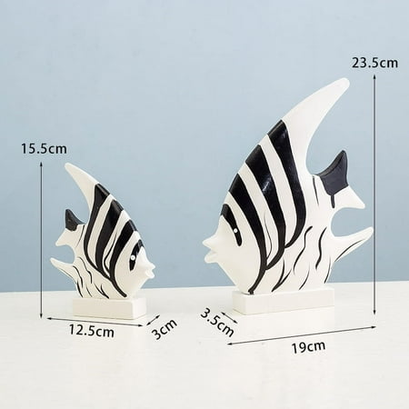 NUOLUX 2pcs Tabletop Fish Statue Home Fish Decor Rustic Wooden Fish Decor Tabletop Centerpiece
NUOLUX 2pcs Tabletop Fish Statue Home Fish Decor Rustic Wooden Fish Decor Tabletop Centerpiece