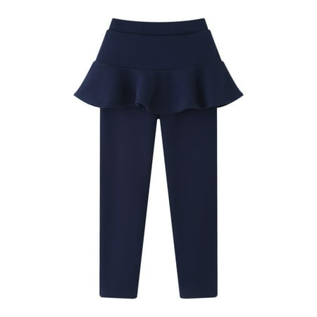 SYNPOS Little Girls Footless Leggings with Mini Ruffle Skirt Stretchy Pantskirt 3-11 Years
SYNPOS Little Girls Footless Leggings with Mini Ruffle Skirt Stretchy Pantskirt 3-11 Years