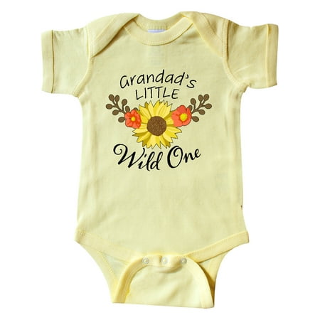 Inktastic Grandad s Little Wild 1 with Beautiful Sunflower Gift Baby Boy or Baby Girl Bodysuit
Inktastic Grandad s Little Wild 1 with Beautiful Sunflower Gift Baby Boy or Baby Girl Bodysuit