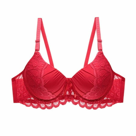 Voncos Womens Plus Size Bra- Daily Breathable Full-Coverage Lace T Shirt Bras Sport Cushioned Shaping Gathered Together Underwire Bra
Voncos Womens Plus Size Bra- Daily Breathable Full-Coverage Lace T Shirt Bras Sport Cushioned Shaping Gathered Together Underwire Bra