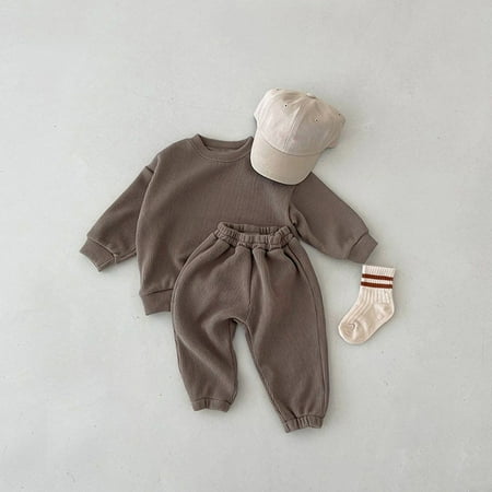 FZM Christmas Baby Girls Boys Autumn Solid Cotton Long Sleeve Long Pants Set Outfits Clothes
FZM Christmas Baby Girls Boys Autumn Solid Cotton Long Sleeve Long Pants Set Outfits Clothes