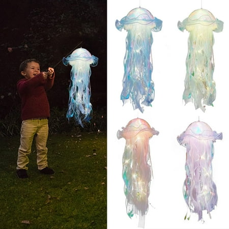 Helenmas LED Jellyfish Lamp Nightlight Handmade Creative DIY Portable Atmosphere Decorative Lamp Party Decorative Lamps for Baby Kids Gift for Girls Birthday Outdoor C
Helenmas LED Jellyfish Lamp Nightlight Handmade Creative DIY Portable Atmosphere Decorative Lamp Party Decorative Lamps for Baby Kids Gift for Girls Birthday Outdoor C