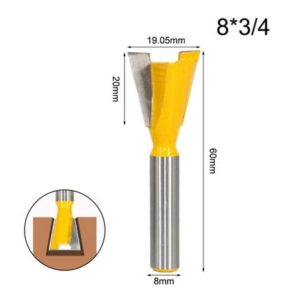 QXKE 8mm Shank Dovetail Joint Router Bit 14 Degree Woodwork Engraving Milling Cutter
QXKE 8mm Shank Dovetail Joint Router Bit 14 Degree Woodwork Engraving Milling Cutter
