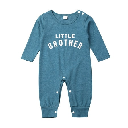 Infant Baby Boy Little Brother Long Sleeve Romper Jumpsuit Bodysuit One-Piece Winter Clothes
Infant Baby Boy Little Brother Long Sleeve Romper Jumpsuit Bodysuit One-Piece Winter Clothes